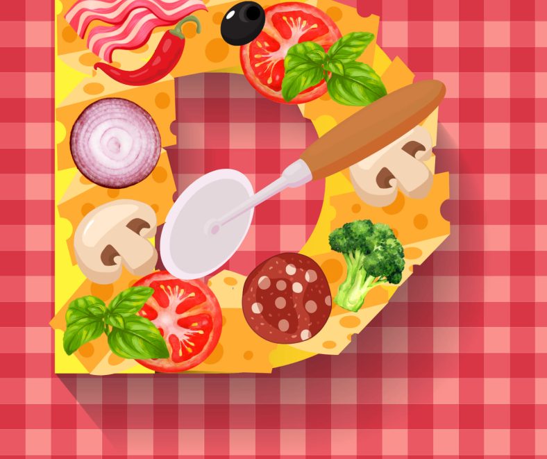 Dzień Pizzy - girlanda