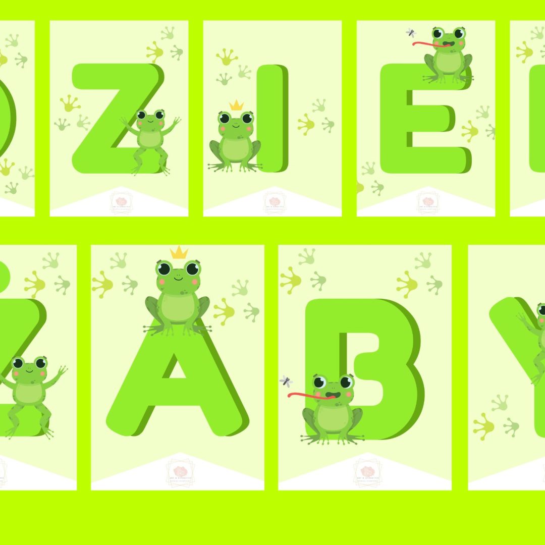 Dzień Żaby - girlanda