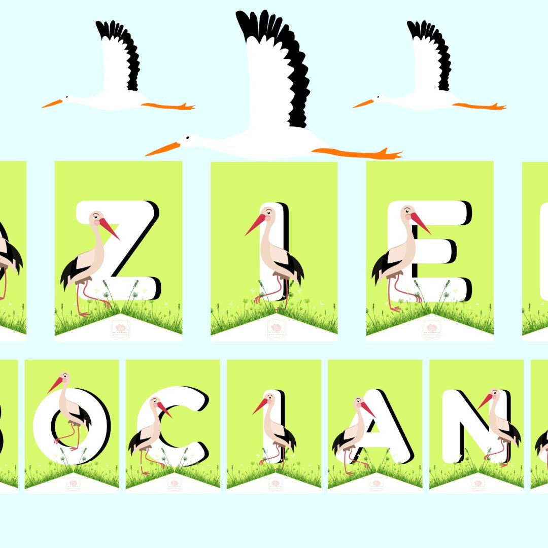 Dzień Bociana - girlanda