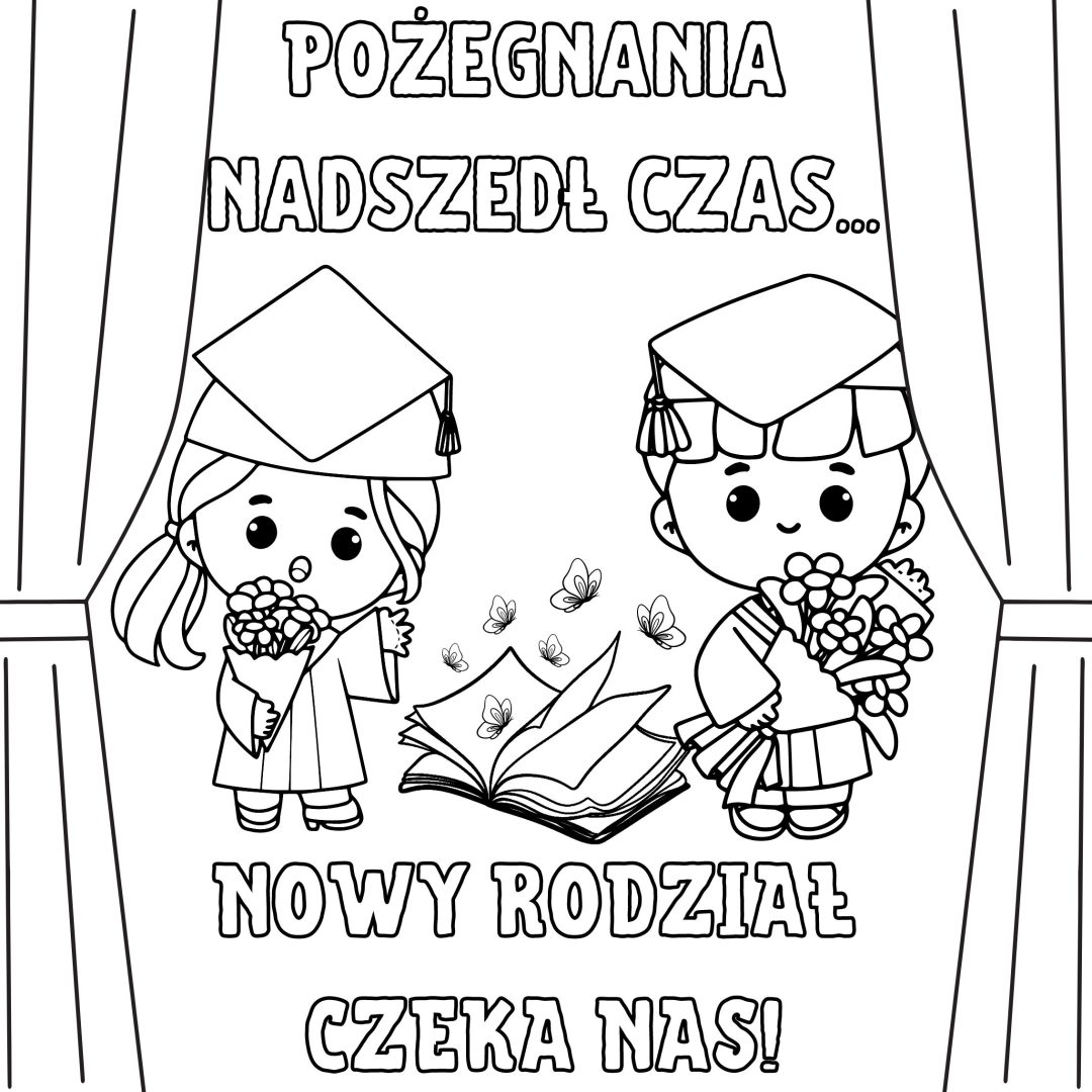 Pożegnania nadszedł czas! Kolorowanka XXL