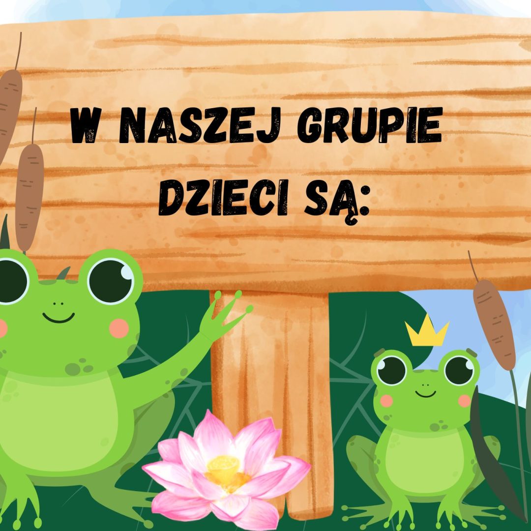 Dekoracja przedszkolna ŻABKI