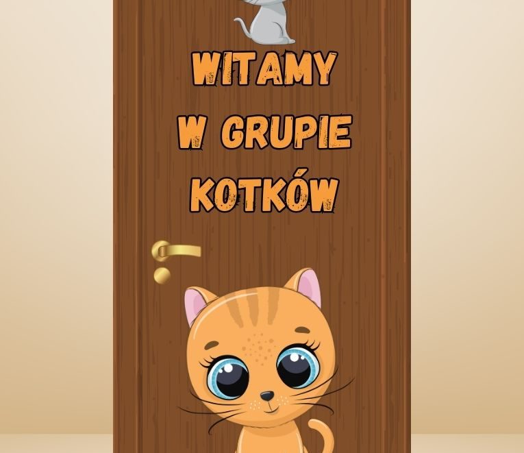 Dekoracja dla grupy KOTKÓW