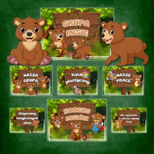 grupa misie, grupa misie przedszkole, pakiet misie, pakiet na start grupa misie