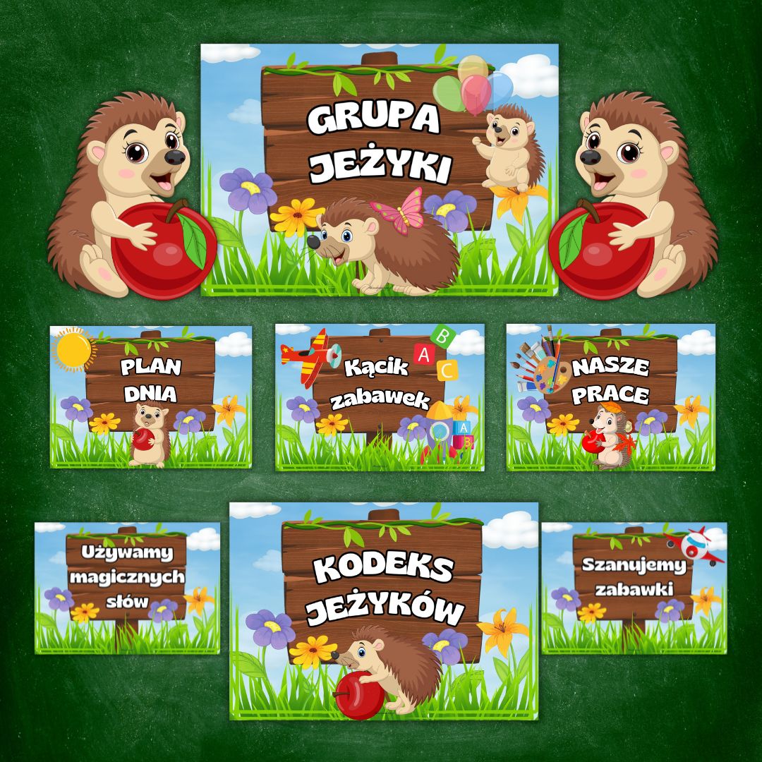 grupa jeżyki, grupa przedszkolna jeżyki, pakiet na start grupa jeżyki, pakiet jeżyki