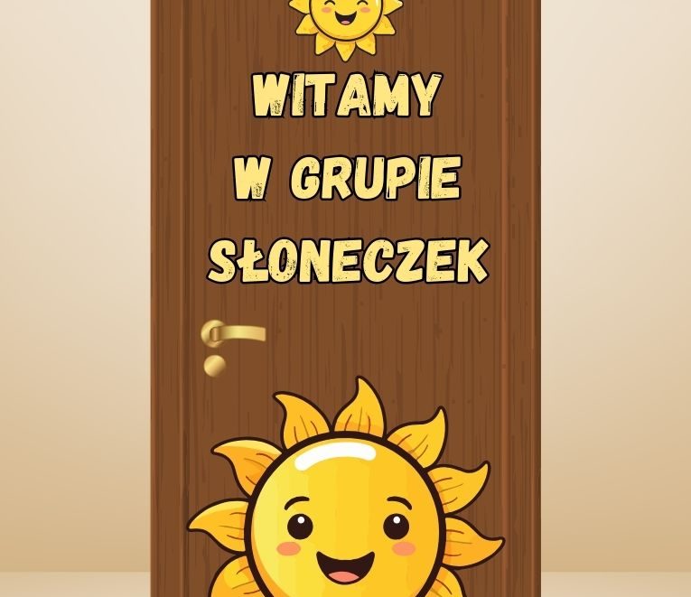 Dekoracja dla grupy Słoneczek