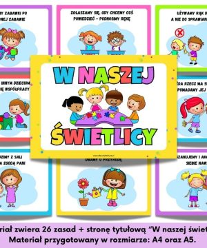 Zasady świetlicy "W naszej świetlicy"
