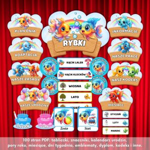Pakiet startowy grupa rybki, grupa rybki, pakiet grupa rybki, pakiet przedszkolny grupa rybki, rybki przedszkole