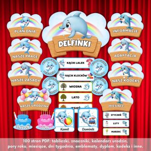 Pakiet startowy grupa delfinki, grupa delfinki, pakiet delfinki