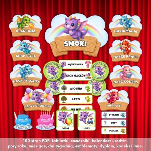 grupa smoki, grupa przedszkolna smoki, pakiet smoki