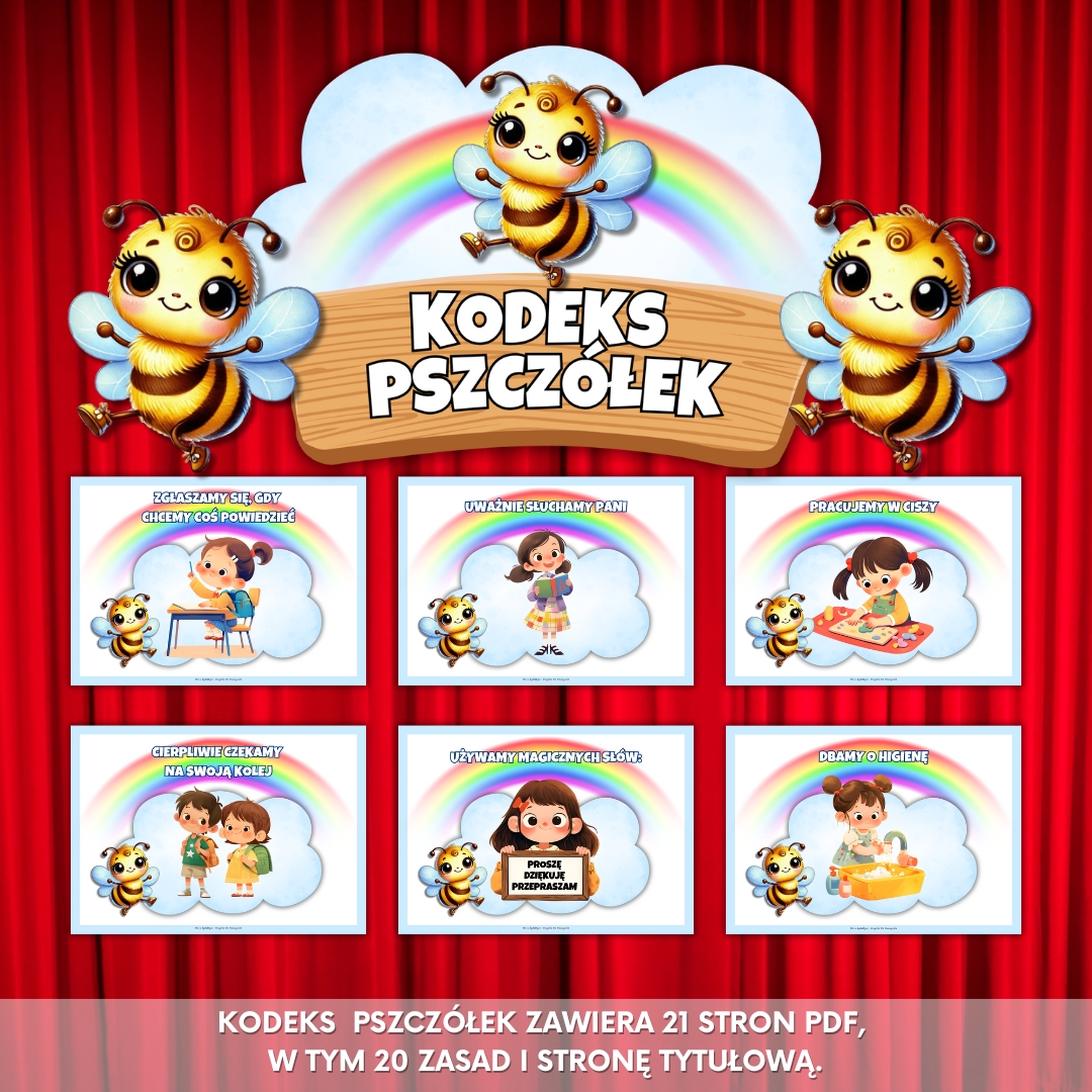 kodeks grupa pszczółki, kodeks grupowy pszczółki, grupa pszczółki, kodeks przedszkolaka