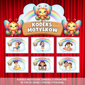 kodeks grupa motylki, kodeks grupowy motylki, grupa motylki, grupa przedszkolna motylki