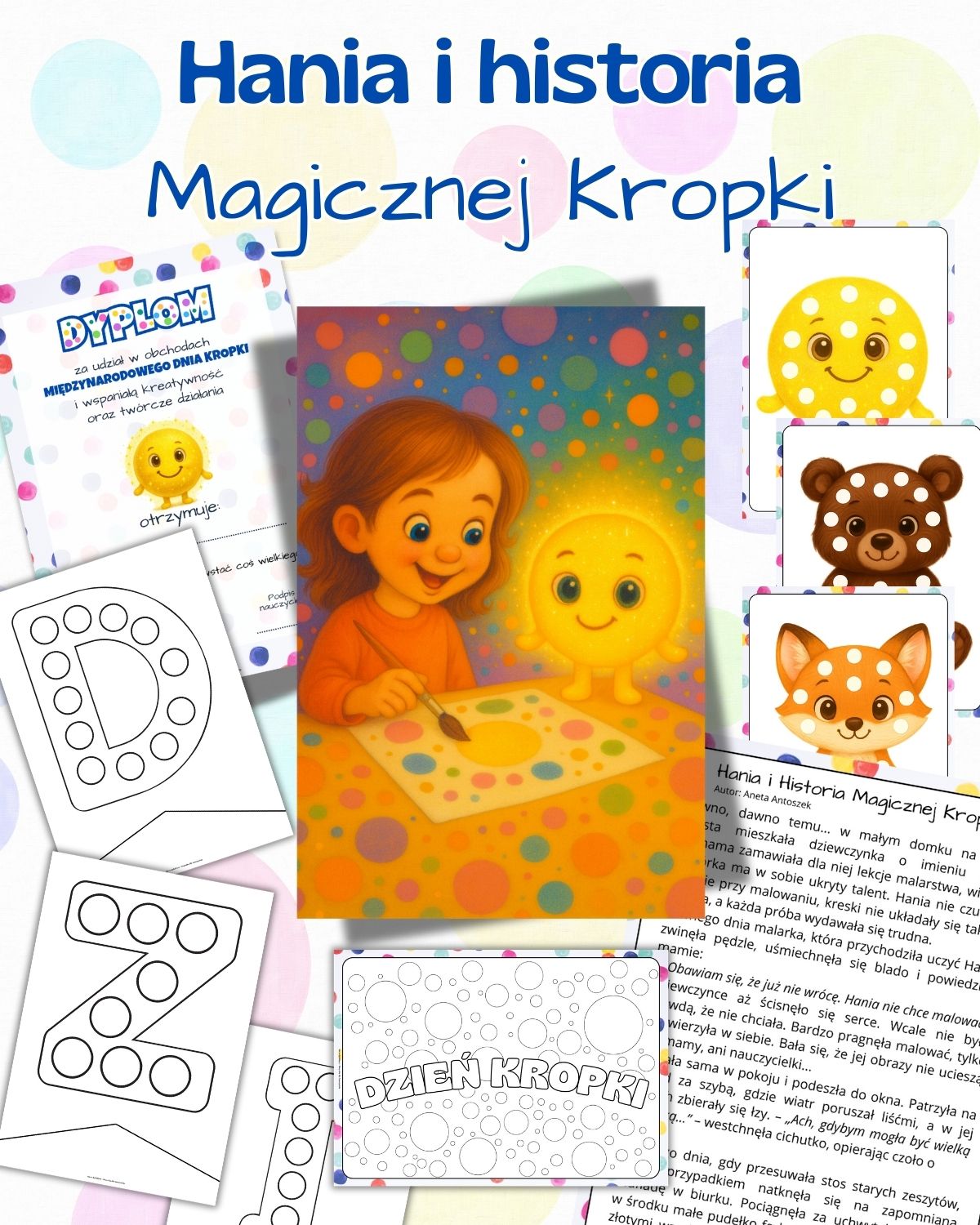 dzień kropki przedszkole,